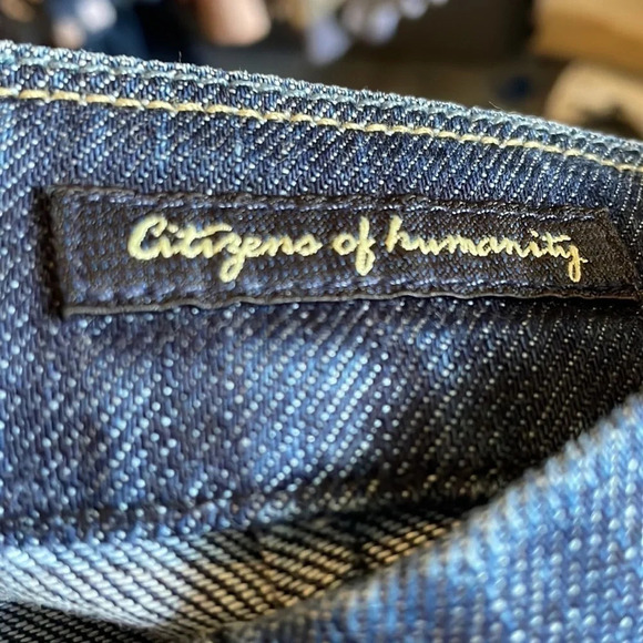 Citizens of Humanity Faye# 003 low waist full leg jeans size 30 - Picture 9 of 11